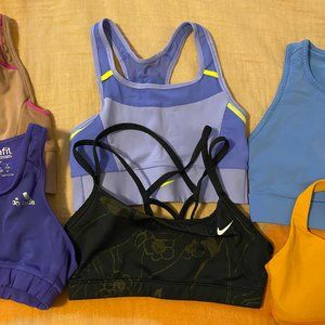 7 sports bra BUNDLE! Lululemon / Nike / Adidas / Fabletics